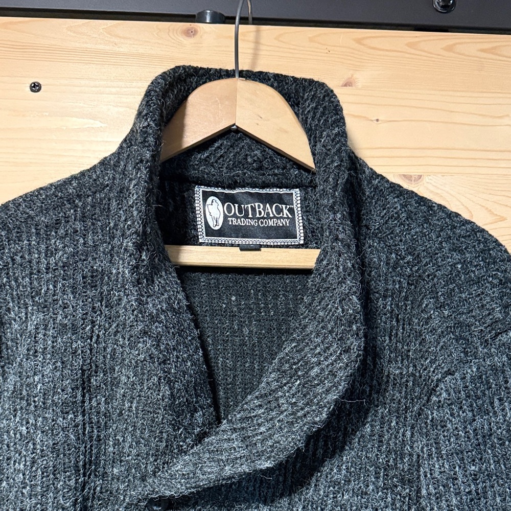 Outback Trading Company Charcoal Men's Sweater